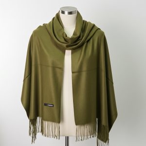 Olive Mist Cashsoft Shawl